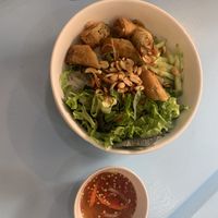 Vermicelli spring rolls   at Vegan Family Restaurant in Ho Chi Minh City