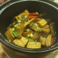 Mushroom and Tofu hot pot at Vegan Family Restaurant in Ho Chi Minh City