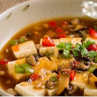 Sichuan Tofu at Vegan Family Restaurant in Ho Chi Minh City