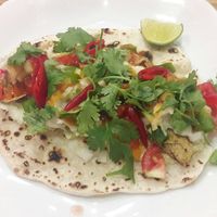 tacos for dinner at Vegan Family Restaurant in Ho Chi Minh City