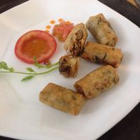 Fried spring rolls at Vegan Family Restaurant in Ho Chi Minh City