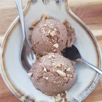 Choc ice cream at Vegan Family Restaurant in Ho Chi Minh City