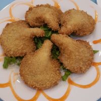 Fried mushroom starter at Vegan Family Restaurant in Ho Chi Minh City