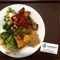 Sehr lecker! at Veganio in Prague