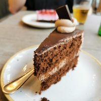 Vegan Chocolate cake at Nordvegan in Oslo