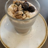 Chocolate and peanut nice mousse   at Nordvegan in Oslo