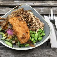 Buddha bowl   at Nordvegan in Oslo