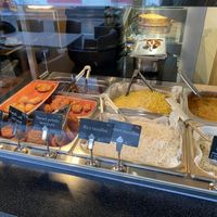 Warm dishes   at Nordvegan in Oslo