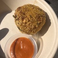 arancini  at Nordvegan in Oslo