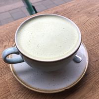 Matcha latte  at Nordvegan in Oslo