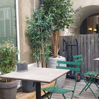 Terrace garden at Nordvegan in Oslo