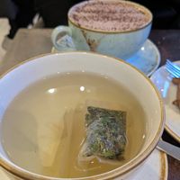 Lemon tea and hot chocolate at Nordvegan in Oslo