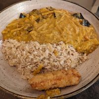 Red curry at Nordvegan in Oslo