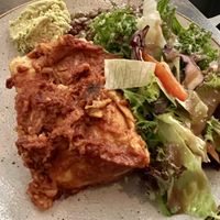 Enchilada and salad   at Nordvegan in Oslo