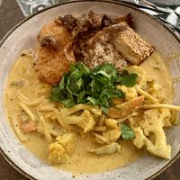 Thai curry   at Nordvegan in Oslo