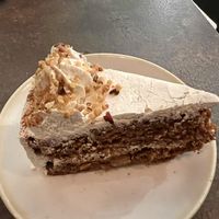 Carrot cake   at Nordvegan in Oslo