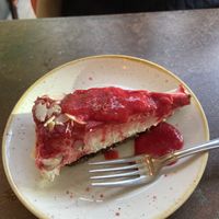 Vegan cheesecake 🌱  at Nordvegan in Oslo