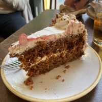 Vegan carrotcake ❤️  at Nordvegan in Oslo