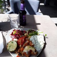 My meal! at Nordvegan in Oslo