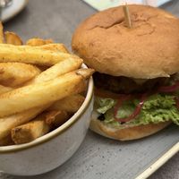 Delicious burgers   at Nordvegan in Oslo