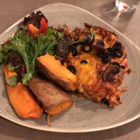 Yummy lasagna  at Nordvegan in Oslo