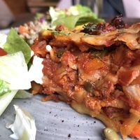 Lasagna  at Nordvegan in Oslo