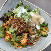 Buddha bowl (I think)  at Nordvegan in Oslo