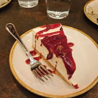 Cheesecake at Nordvegan in Oslo