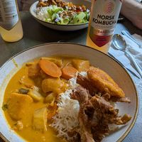 Vegetable Curry at Nordvegan in Oslo