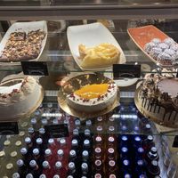 Cake cabinet   at Nordvegan in Oslo