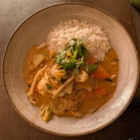 Thai curry at Nordvegan in Oslo