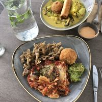 Tasty lunch  at Nordvegan in Oslo