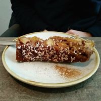 Apple cake at Nordvegan in Oslo