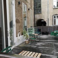 Outside terras at Nordvegan in Oslo