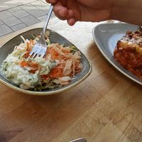 mixed salad with dzatziki at Nordvegan in Oslo