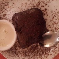 Fondant chocolat at Le Faitout Vegan in Paris