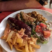 Mushroom Sausage at Le Faitout Vegan in Paris