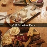Assiettes de tapas at Le Faitout Vegan in Paris