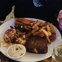 Vegan steak  at Le Faitout Vegan in Paris