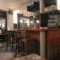 Inside bar at Le Faitout Vegan in Paris