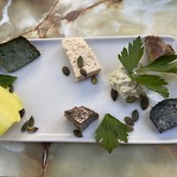 Cheese plate  at Le Faitout Vegan in Paris