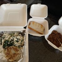 Tofu scramble, gluten friendly toast, side of abbots chorizo   at Snooze in Houston