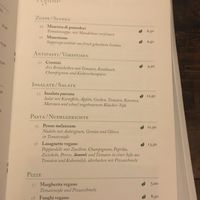 Vegan Menu at La Locanda in Muenster