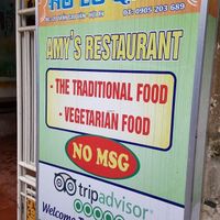 Sign in front at Ho Lo Quan in Hoi An