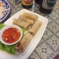 Veggie spring rolls at Ho Lo Quan in Hoi An