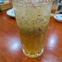 Peach chia seed iced tea at Ho Lo Quan in Hoi An