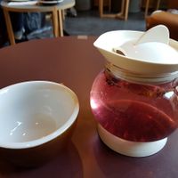 fruit tea 3,90€, no cookie nor chocolate on the side ...   at Full Circle - Zuid in Ghent