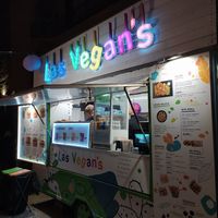 Front of food truck 💚 at Las Vegan's - Kazinczy Trailer in Budapest
