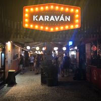 Entrance  at Las Vegan's - Kazinczy Trailer in Budapest