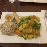 Malaysian curry   at Ginger Root in New York City